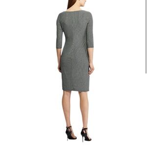 Ralph Lauren Black and White Long Sleeve Dress